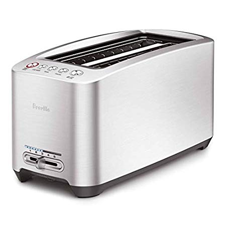 Breville BTA830XL Die-Cast One-Touch 1600W 4-Slice Long Slot Smart Toaster