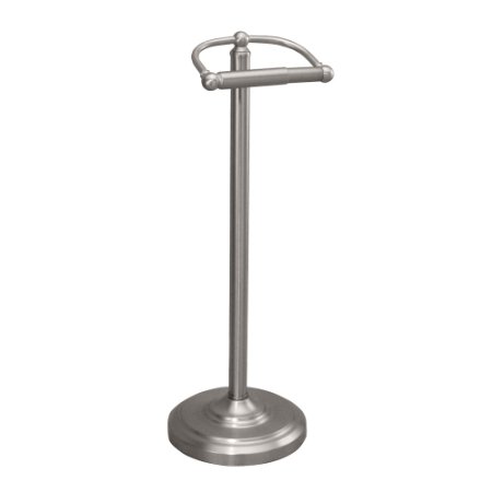 Gatco 1436SN Designer II Pedestal Toilet Paper Holder Satin Nickel