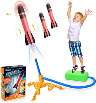 Dreamingbox Stomp Rocket Outdoor Toys Garden Toys for Kids