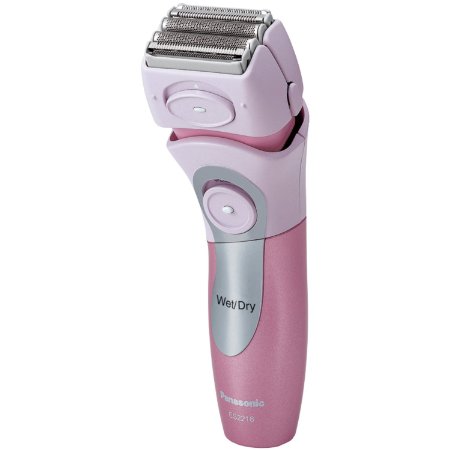 Panasonic Close Curves Electric Shaver Ladies 3-Blade Cordless with Bikini Attachment and Pop-Up Trimmer WetDry Convenience ES2216PC