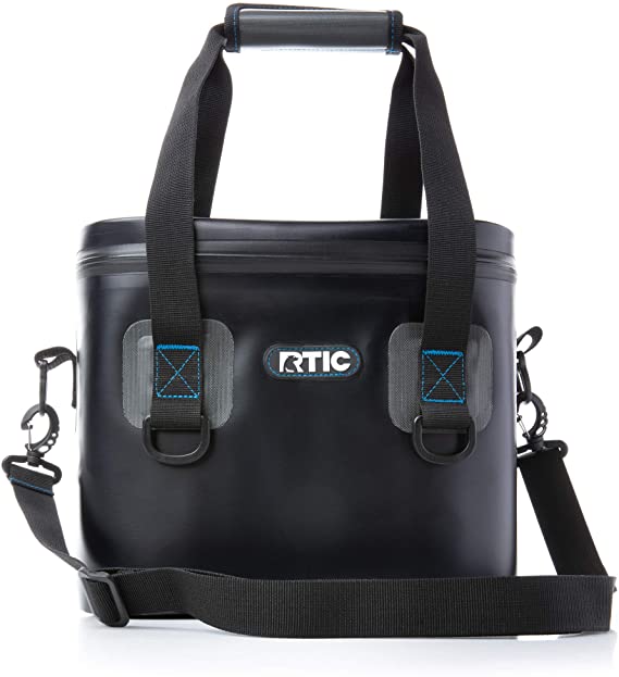 RTIC Insulated Soft Cooler Bag, Leak Proof Zipper, Keeps Ice Cold for Days, 8