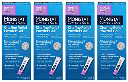 Monistat Care Chafing Relief Powder Gel, 1.5 Ounce Tube-Pack of 4 Tubes
