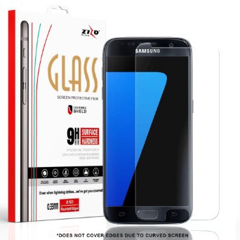 Zizo Glass Screen Protector For Galaxy S7 Anti-Scratch 9H Hardness 033 MM Thickness Tempered Glass Screen Protector