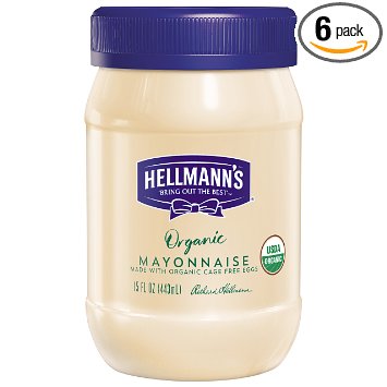 Hellmann's Mayonnaise, Organic 15 oz  (Pack Of 6)