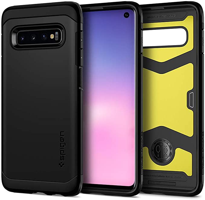 Spigen Tough Armor XP Works with Samsung Galaxy S10 Case (2019) - Black