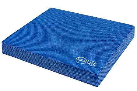 Infinafit Balance Pad - 17 x 13 x 2.4 inch Soft Foam Pad for Core Strengthening, Sports Training, Yoga, Physical Therapy, Rehabilitation, Cushioning and More