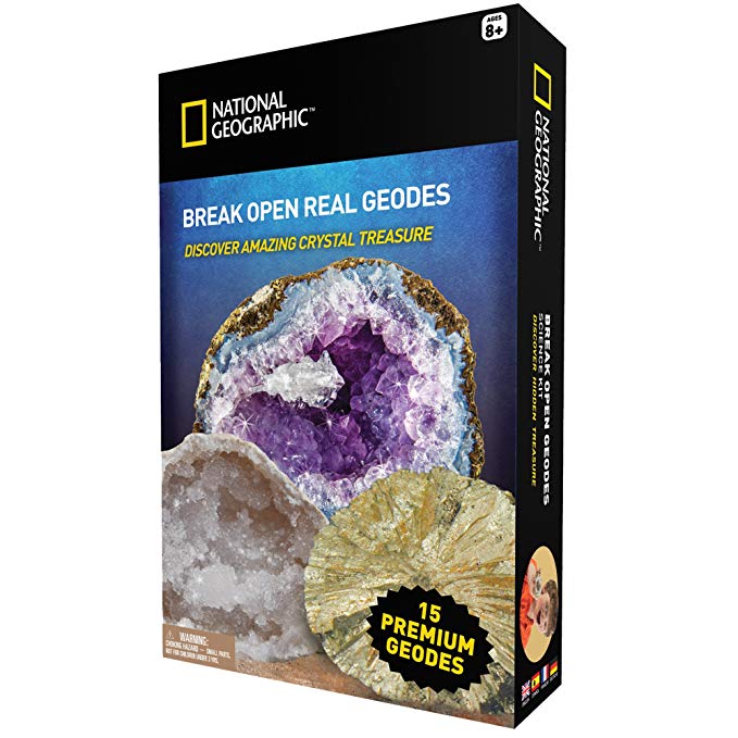Crack Open 15 Geodes and Explore Crystals with NATIONAL GEOGRAPHIC