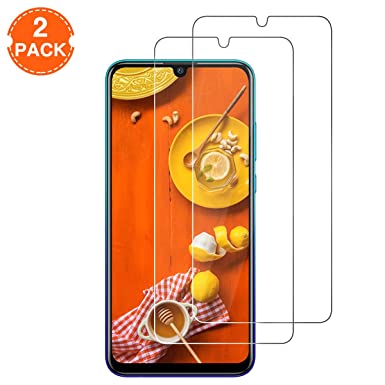 ALWXCP [2 Pack P Smart 2019/Honor 10 Lite Screen Protector Glass,Tempered Glass for Huawei P Smart 2019/Honor 10 Lite Case Friendly/HD Clarity/9H Hardness/Anti-Scratch/Easy Installation
