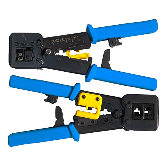 EZ-RJ45 Crimp Tool for Pass-Through and legacy connectors | Professional High Performance Crimper Tool