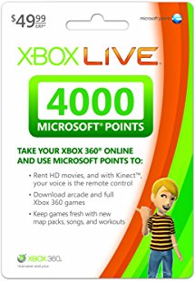 Xbox 360 LIVE 4000 Points