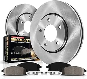 Power Stop KOE7036 Autospecialty Front Replacement Brake Kit-OE Brake Rotors & Ceramic Brake Pads