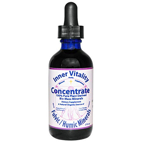 Morningstar Minerals Inner Vitality Concentrate Fulvic Humic Minerals 2 fl oz