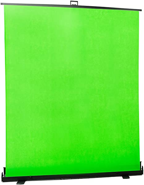 VIVO Collapsible 100 inch Diagonal Green Screen, Mountable Pull-up Chroma Key Panel Backdrop for Background Removal, Wrinkle-Resistant Fabric (PS-TP-100G)