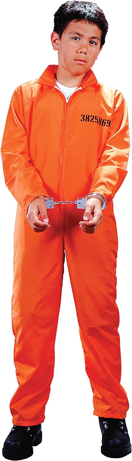 Fun World Child Got Busted Prisoner Convict Halloween Costume