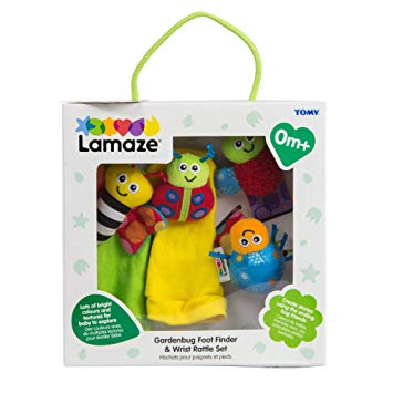 Lamaze Gardenbug Wrist Rattle Footfinder Baby Gift Set