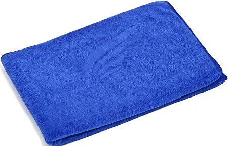PREMIUM MICROFIBRE TOWEL - Large (140 x 70cm) - Compact, Ultra Absorbent & Luxuriously Soft - Lightweight Beach Towel, Sports Towel, Swimming Towel, Travel Towel, Gym Towel, Yoga Towel - 100% Guaranteed - Quick Dry Towels