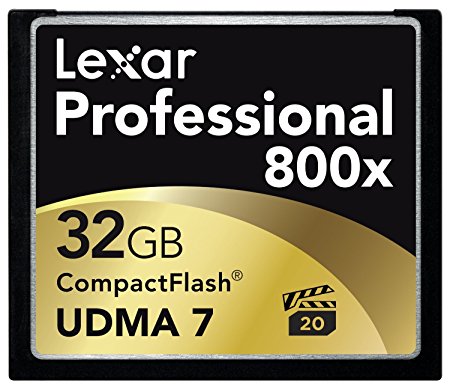 Lexar Professional 800x 32GB CompactFlash Memory Card LCF32GCTBNA800