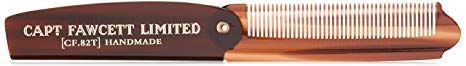 Captain Fawcett Folding Pocket Beard Comb Cf.82t (Length 193mm), 30g