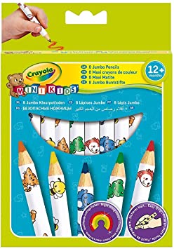 Crayola Beginnings Jumbo Decorated Pencils (8 Pack)