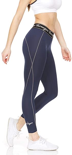 Thermajane Women's Compression Pants - Athletic Tights - Leggings for Yoga, Running, Workout and Sports