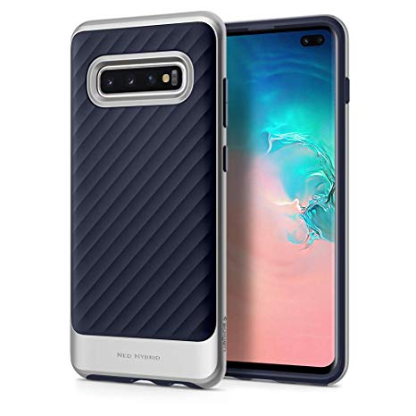 Spigen Neo Hybrid Designed for Samsung Galaxy S10 Plus Case (2019) - Arctic Silver