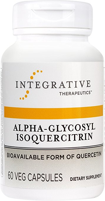 Integrative Therapeutics - Alpha-Glycosyl Isoquercitrin - Bioavailable Form of Quercetin - 60 Capsules