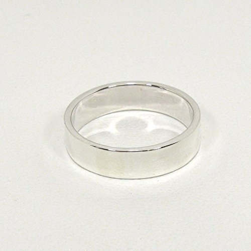 Personalized Sterling Silver Ring - 5 mm wide, 1.25 mm thick