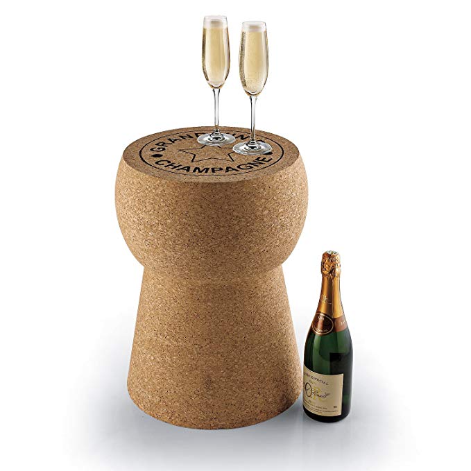 Wine Enthusiast Giant Champagne Cork Stool/Table