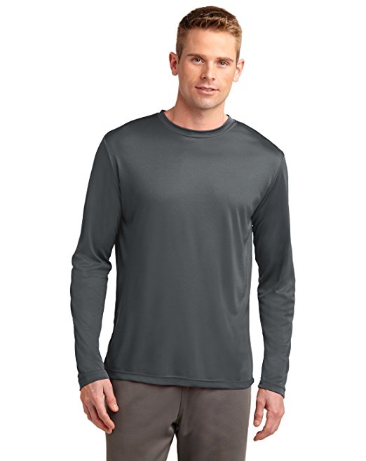 Dri-Tek Big & Tall Long Sleeve Moisture Wicking Athletic T-Shirt