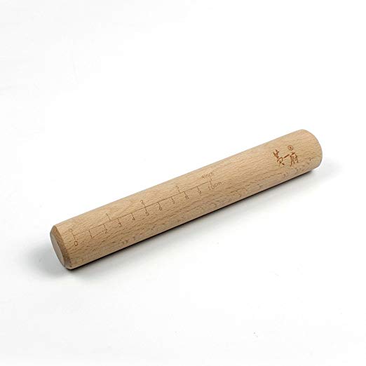 HUANGYIFU Solid Wood Rolling Pins Non-Stick Easy Handle Eco-Friendly Kitchen Baking Rolling Pin, for Dough Roller