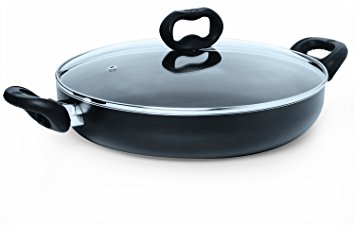 Ecolution Evolve Everyday Pan with Lid, 12-Inch, Black