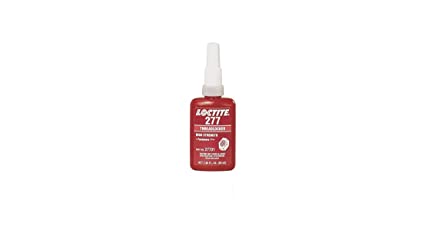 Loctite 271 Threadlocker High Strength - Red Liquid 50 ml Bottle Suitable for Large Fasteners