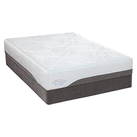Sealy 50822062 Optimum Latex Meadowcrest Bed Mattress Conventional, California King, White