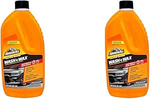 Armor All Ultra Shine Car Wash and Car Wax by Armor All, Cleaning Fluid for Cars, Trucks, Motorcycles, 64 Fl Oz Each (Pack of 2)