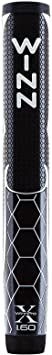 Winn Pro X Putter Grips, 1.60-Inch, Black/Silver