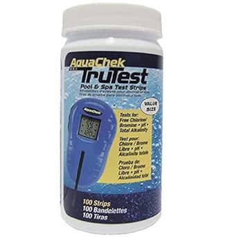 Aquachek 512138 Trutest Digital Reader Swimming Pool Spa Test StrIPS Refills