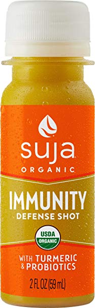 Suja Juice Organic Juice, Immunity Wellness Shot with Turmeric & Probiotics, 2 Fl Oz (Pack of 15)