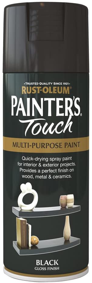 Rust-Oleum 400ml Painter's Touch Spray Paint - Gloss Black