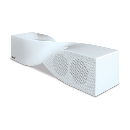 iSound Twist Bluetooth Wireless Mobile Speaker (White)