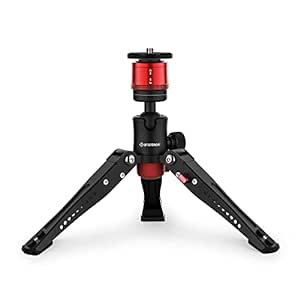 IFOOTAGE Tabletop Tripod, Mini Tripod with Extended Foot Base