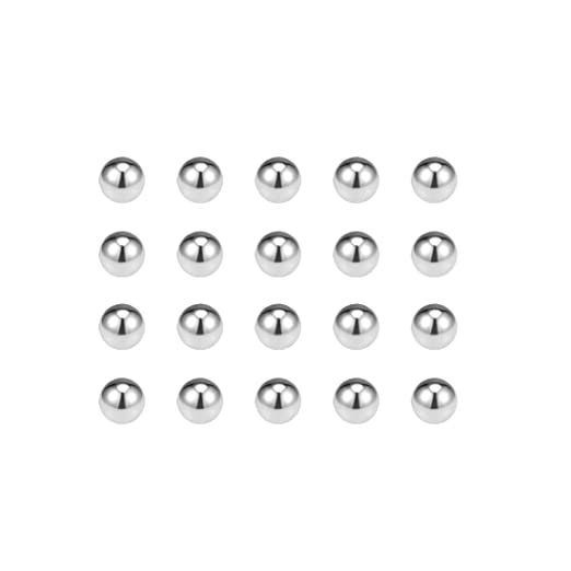 uxcell 5mm Bearing Balls 304 Stainless Steel G100 Precision Balls 200pcs