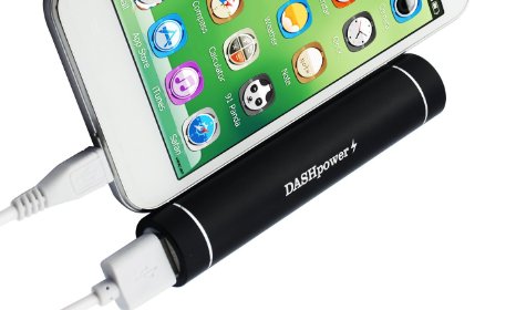 Powerbank by DASHpower⚡️Best External Battery Pack Power Bank Compact 2600mah premium Black Metallic Lipstick design rapid charge mini portable charger. LED Flashlight Micro USB cable included. Recharge your cell phone, GoPro or portable devise. Stay charged and don't be left in the dark. Add to cart!