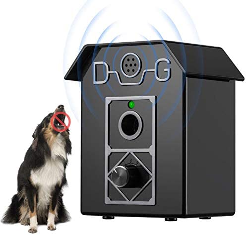 Kaiercat Stop Barking Device, Anti-bark Box Ultrasonic Dog Bark Control, Sonic Bark Deterrents Bark Controller Indoor & Outdoor Use 50 Ft Range Safe for Dogs & Human