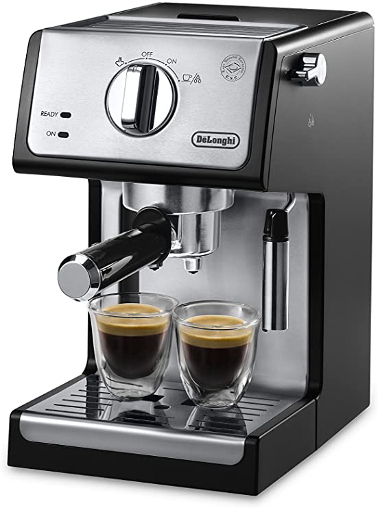 De'Longhi ECP3420 Bar Pump Espresso and Cappuccino Machine, 15", Black