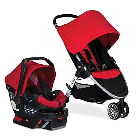 Britax 2017 B Agile & B Safe 35 Travel System, Red