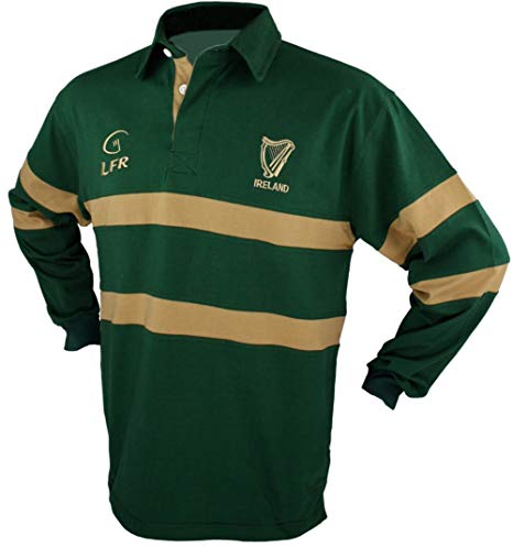 Malham Men's Irish Harp Rugby Shirt