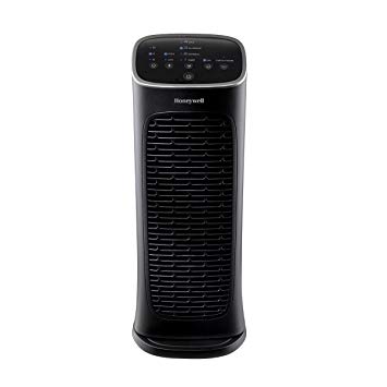 Honeywell Compact AirGenius 4 Air Cleaner/Odor Reducer, Black, 14 Count