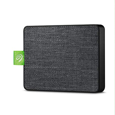 Seagate Ultra Touch 500 GB External SSD with Seagate Mobile Touch app for Android, USB-C USB 3.0, 3 yr Data Recovery Services, Portable Solid State Drive for Windows and Mac – Black (STJW500401)