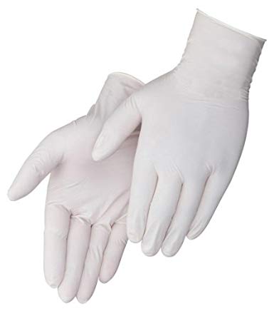Liberty T2800W Latex Industrial Glove, Powdered, Disposable, Medium (Box of 100)