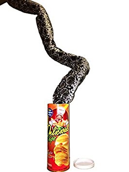Skylly The Potato Chip Snake In A Can Gag Gift Prank Large Size